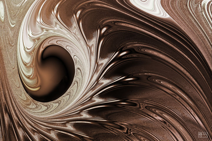 Digital Arts titled "Chocolate Mocha Swi…" by Jim Pavelle, Original Artwork, 2D Digital Work