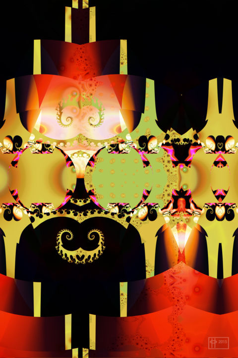 Digital Arts titled "Palace of Wonderland" by Jim Pavelle, Original Artwork, 2D Digital Work