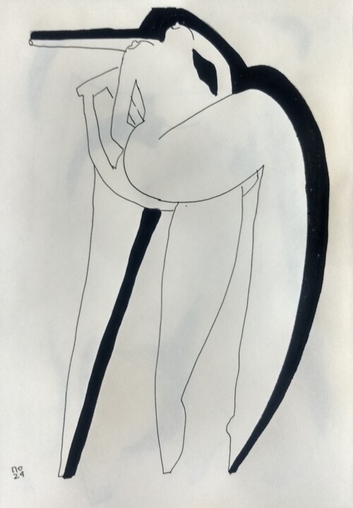 Tekening getiteld "Drawing collection…" door Pavlo Po, Origineel Kunstwerk, Marker