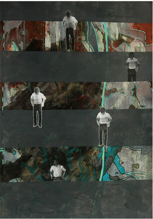 Malerei mit dem Titel "Untitled-1" von Pawan Shharma, Original-Kunstwerk, Acryl