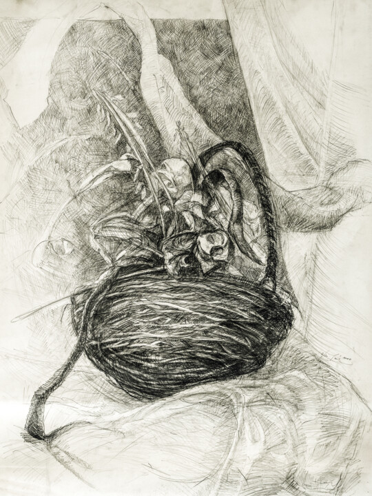 Rysunek zatytułowany „Martwa Natura” autorstwa Paweł Jagła, Oryginalna praca, Ołówek