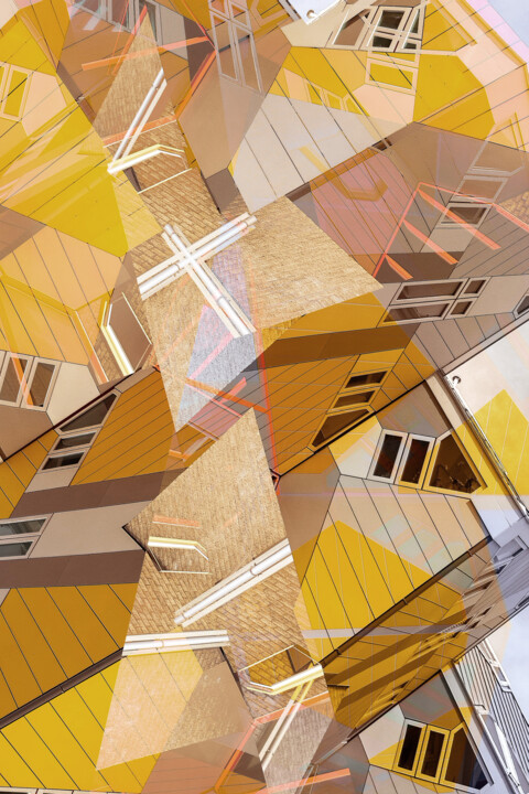 Arts numériques intitulée "Un jour nouveau se…" par Emmanuel Payet, Œuvre d'art originale, Collage numérique