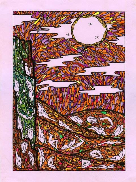 Painting titled "Vientos" by Paz, Original Art, Other