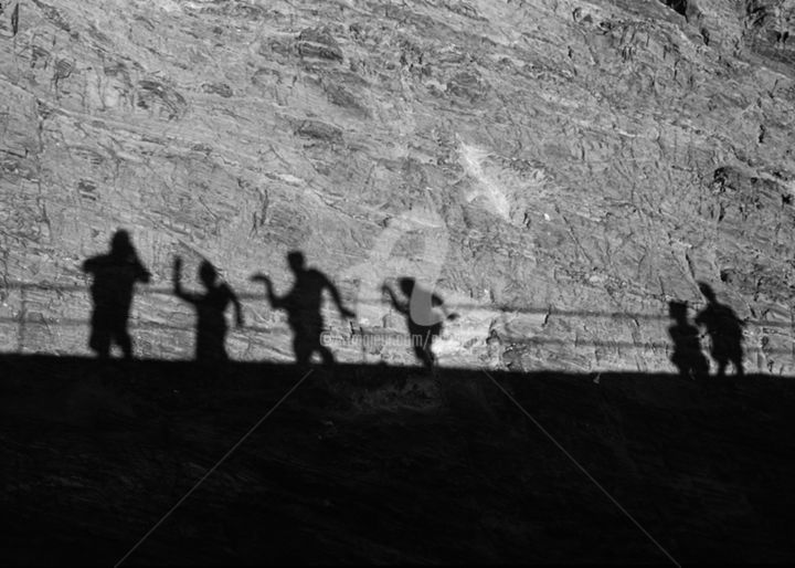 Fotografie getiteld "Touristes à Colliou…" door Pierre Boillon, Origineel Kunstwerk, Digitale fotografie
