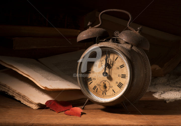 Photographie intitulée "Le temps" par Pierre Boillon, Œuvre d'art originale, Photographie argentique