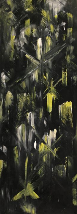 Painting titled "x.18" by Pierre Bouilloc, Original Artwork