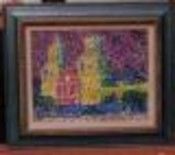 Painting titled "San Javier Mission…" by Patrick Chad Young, Original Art, Oil