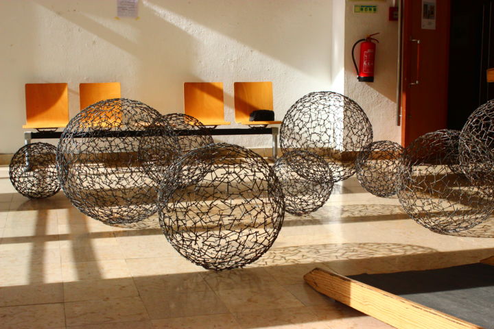 Escultura intitulada "Sem Titulo" por Paulo Dias, Obras de arte originais, Metais