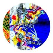 Digitale Kunst mit dem Titel "Circular #11" von Peter Dunckelmann, Original-Kunstwerk, Digitale Malerei