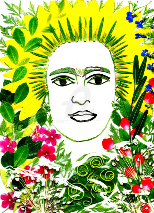Peinture intitulée "fridasunflowerjune1…" par Drapala Gallery, Œuvre d'art originale