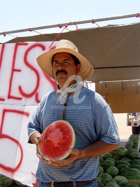 Photography titled "Ruben's Watermelons…" by Drapala Gallery, Original Artwork