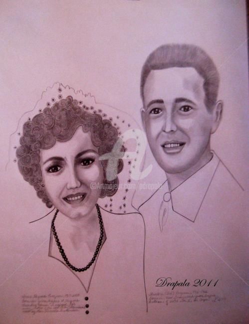 Drawing titled "Irene Higuera Purzn…" by Drapala Gallery, Original Artwork