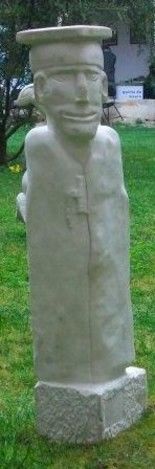 Escultura intitulada "Doutor da mula Russa" por Jose Gonçalves, Obras de arte originais,