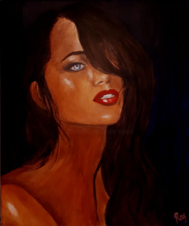 Peinture intitulée "C'est une Femme Lib…" par Pedro Bujeque (Rey), Œuvre d'art originale, Acrylique