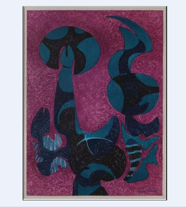 Incisioni, stampe intitolato "Litograph On Arches…" da Pedro Coronel, Opera d'arte originale, Litografia