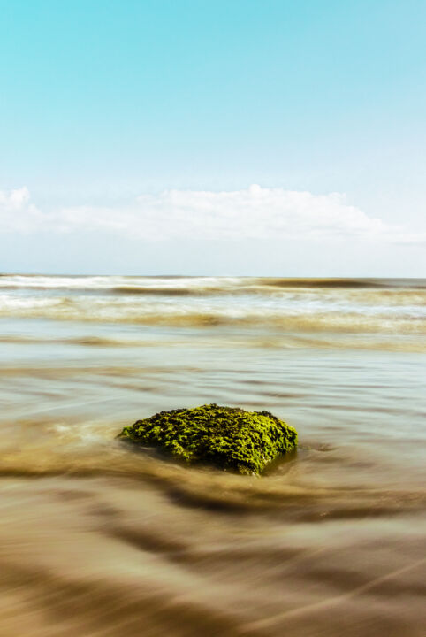 Fotografia intitulada "Moving Sea II" por Pedro Tertuliano, Obras de arte originais, Fotografia Manipulada