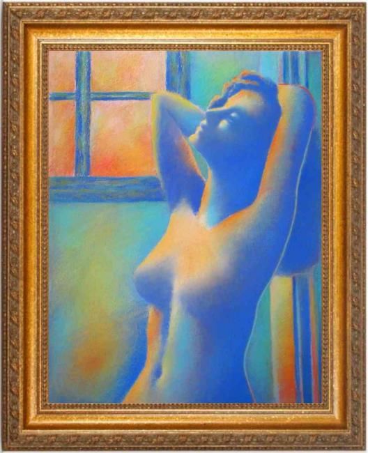 Drawing titled "DESNUDO" by Pedro Andres Gutierrez Ayala, Original Artwork, Other