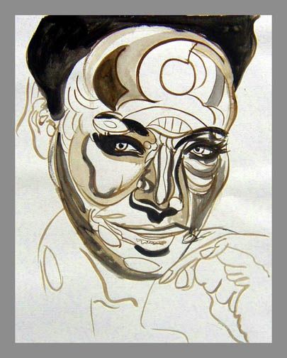 "Mujer sketch" başlıklı Tablo Pedro De La Montaña tarafından, Orijinal sanat
