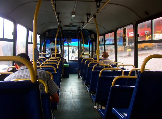 Photography titled "bus-interior-01.jpg" by Pedro De La Montaña, Original Artwork