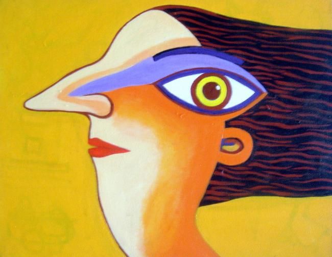 Pintura titulada "Otra mirada" por Pedro Vergara, Obra de arte original, Oleo
