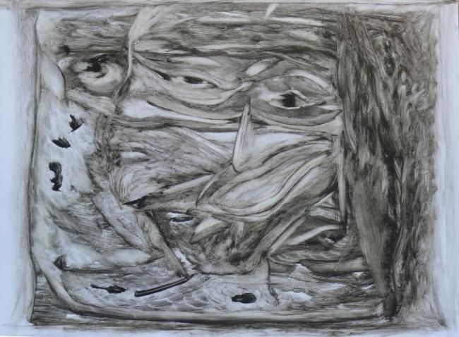 Peinture intitulée "Faces" par Alp Alphan, Œuvre d'art originale