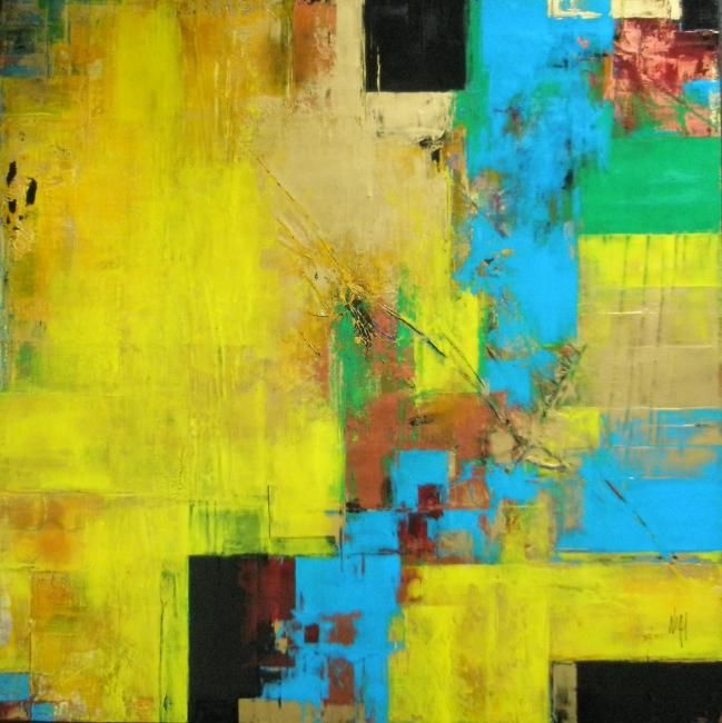 Peinture intitulée "Murmures Epicés" par Nia_l, Œuvre d'art originale,