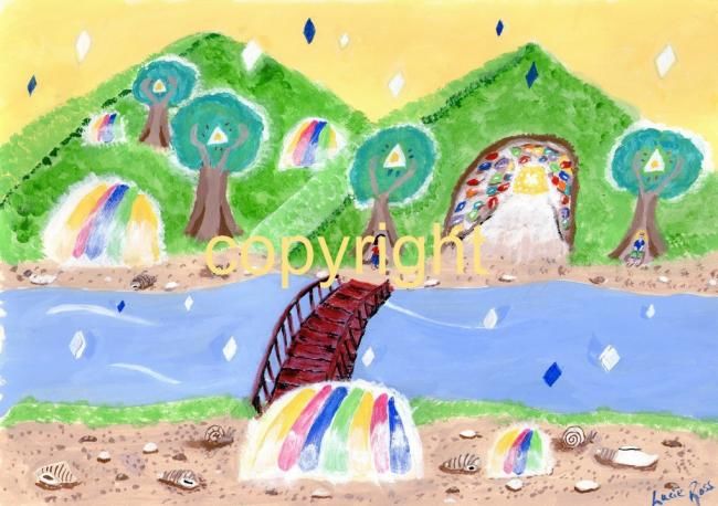 Arts numériques intitulée "rivière agentée" par Lucie Ross, Œuvre d'art originale