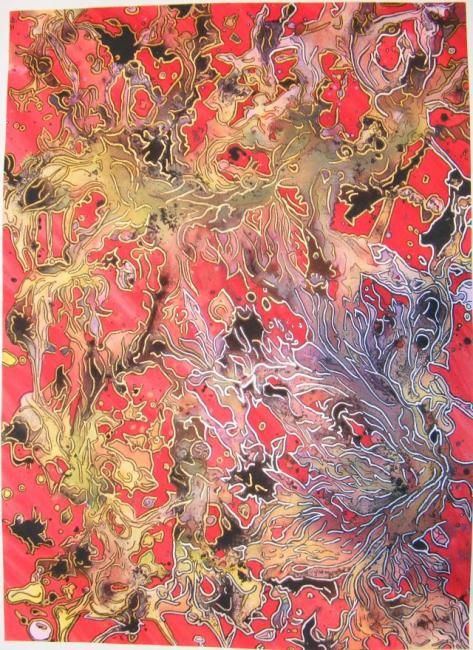 Malerei mit dem Titel "SEDUCTION" von Isabelle Peinture Moderne, Original-Kunstwerk, Öl