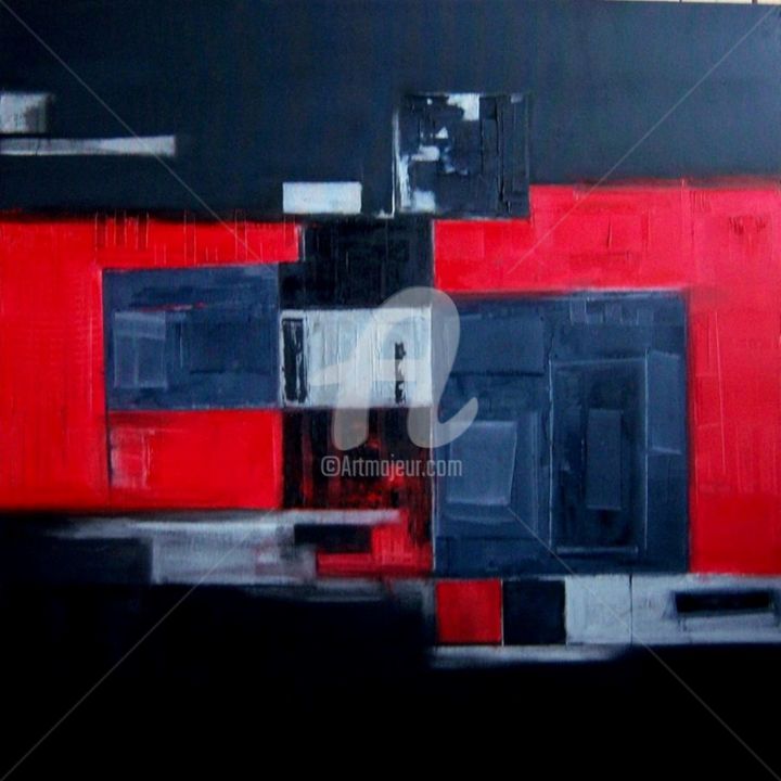 제목이 "Art abstrait"인 미술작품 Patricia Dumont로, 원작, 기름