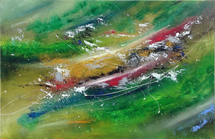 Painting titled "171-planeta-terra.j…" by Roland Trinquard, Original Artwork