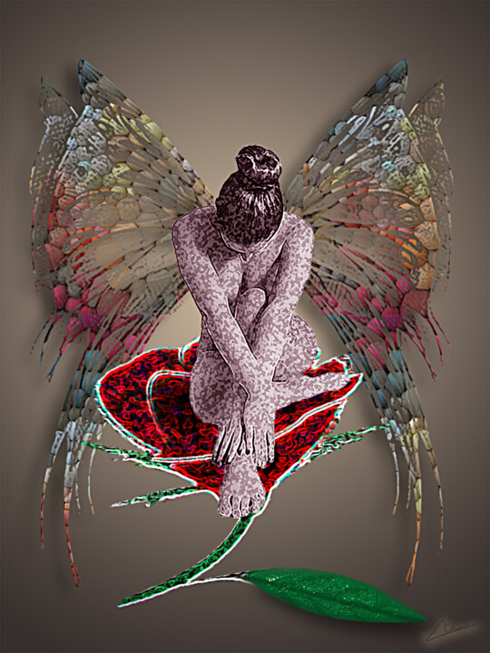 Digital Arts titled "Ninfa" by Ricardo Pellerano, Original Artwork, 2D Digital Work