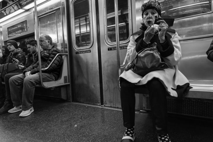 Fotografia intitulada "the-brooklyn-lady.j…" por François Peltzer, Obras de arte originais