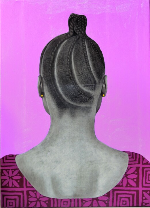 Malarstwo zatytułowany „EWA iV” autorstwa Pelumi Fasasi, Oryginalna praca, Akryl