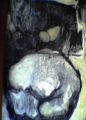 Painting titled "A New Beginning" by Reija Gross, Original Art, Oil