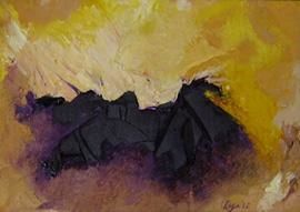 Painting titled "Horsehead Nebula" by Reija Gross, Original Artwork, Oil