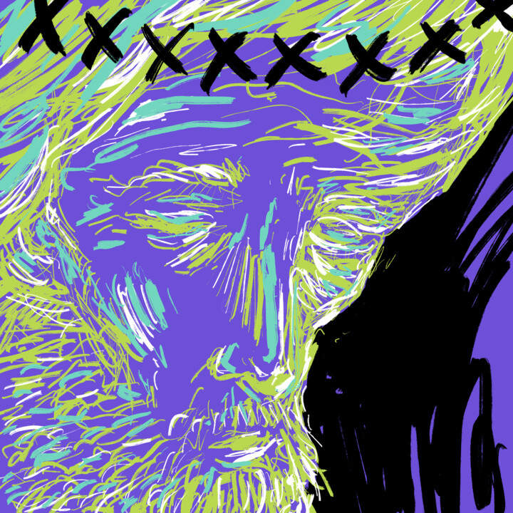 Digital Arts titled "Jesús" by Pepe Ortiz Benavent, Original Artwork, Digital Painting