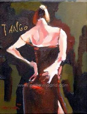 Pintura titulada "Tango XII" por Pepe Madrid, Obra de arte original