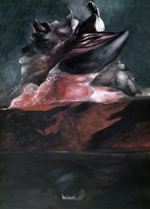 Malarstwo zatytułowany „CAGLIOSTRO” autorstwa Peppeluciani, Oryginalna praca, Olej