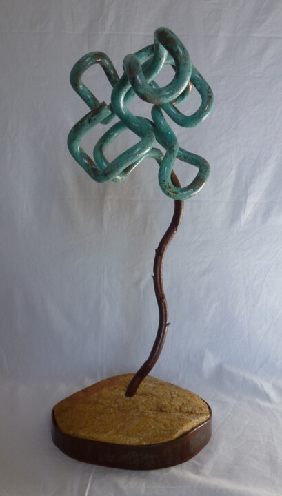 Skulptur mit dem Titel "arbusto, buison" von Pere Marti, Original-Kunstwerk, Metalle