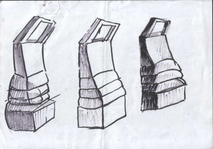 Drawing titled "obiecte.jpg" by Perianu Vlad - Dan, Original Art, Other