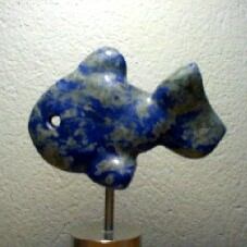 Scultura intitolato "blue fish" da Pero Jaksic, Opera d'arte originale