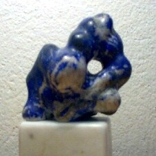 Escultura titulada "blue titre" por Pero Jaksic, Obra de arte original