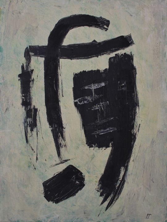 Peinture intitulée "Acharnement passion…" par Perrine Dusseaux, Œuvre d'art originale, Acrylique