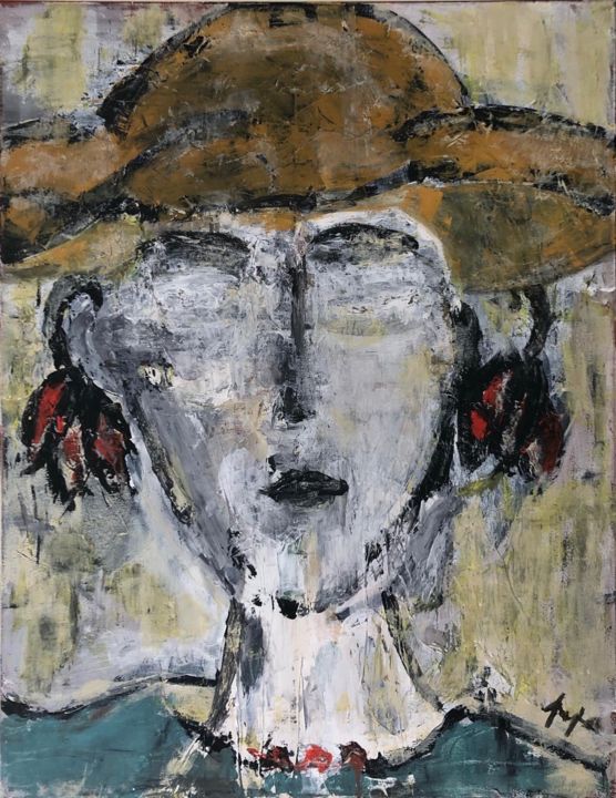 Peinture intitulée "Maboul n°9" par Perrine Dusseaux, Œuvre d'art originale, Acrylique