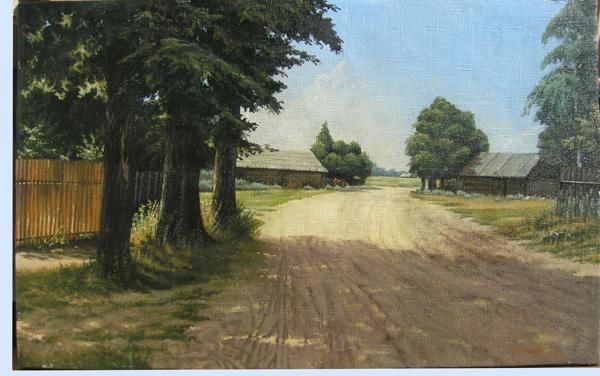 Painting titled "Bor" by Peter Perun, Original Art,