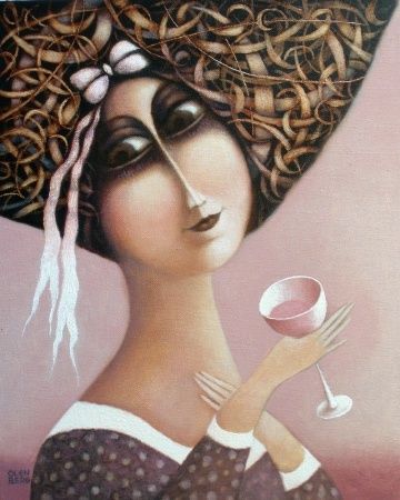 Pintura titulada "VINO DE ESPANA" por Pescador, Obra de arte original