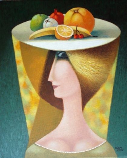 Pintura titulada "DIETA-2" por Pescador, Obra de arte original