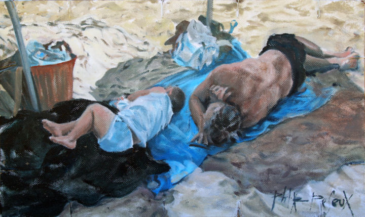 Pintura titulada "escarrapaxado06-201…" por Philippe Peseux, Obra de arte original, Oleo
