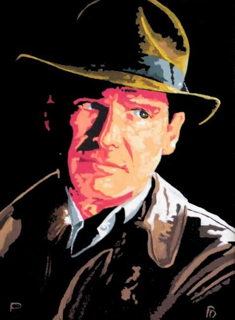 「Indy」というタイトルの絵画 Davoによって, オリジナルのアートワーク