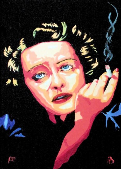 Painting titled "Bette" by Davo, Original Artwork